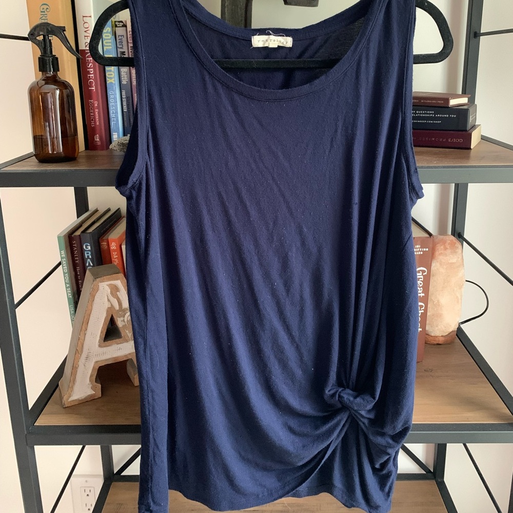 Navy Tank Top